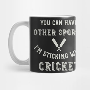 Cricket Saying for Cricket Player Mug